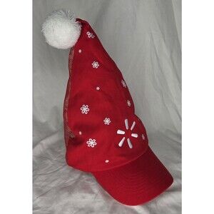 WALMART Associate Santa Elf Hat Ball Cap Adjustable Trucker Stocking Cap Holiday